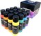 Pixiss Acrylic Paint Set of 16 Colors, 59ml, 2 Fluid Ounce Bottles, Matte Finish Paints